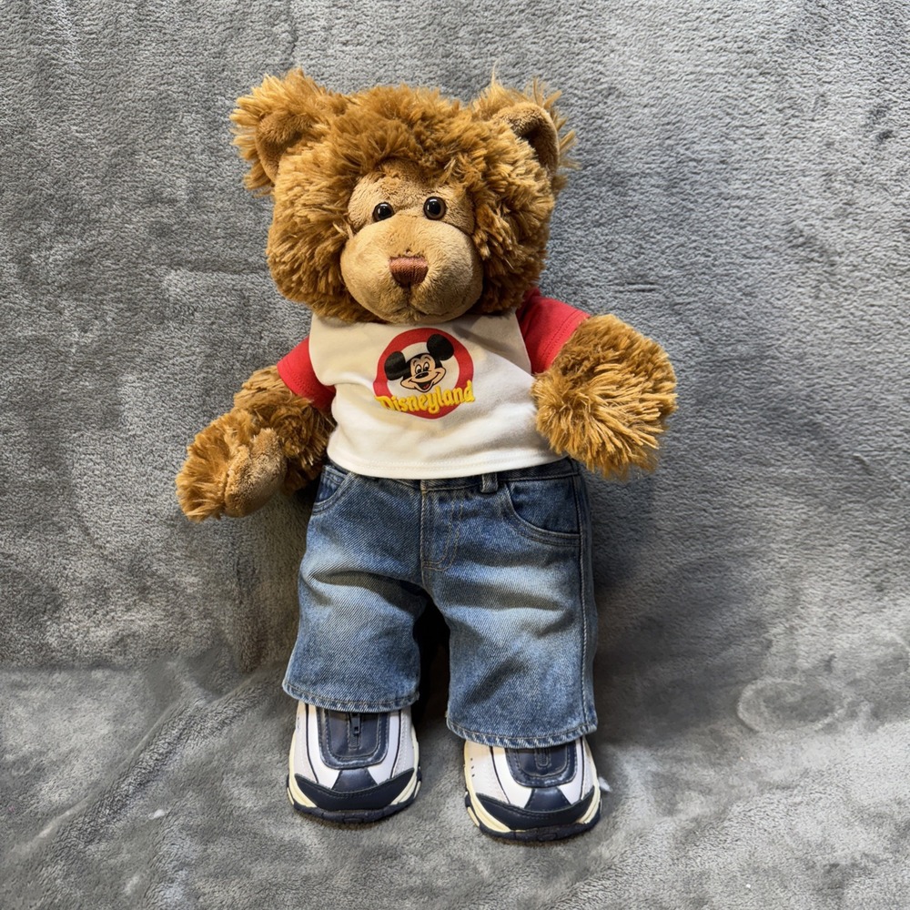 Vintage Build A Bear 90's BABW‎ Disney Mickey Mouse Shirt Skechers St. Louis MO